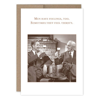 Men Have Feelings, Too Birthday Card